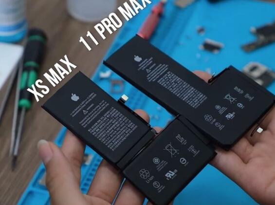 苹果iphone11 pro max全球首拆:电池明显变厚