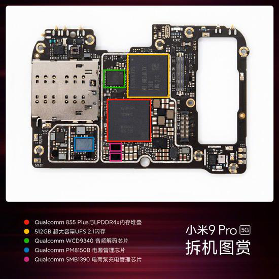 小米9 pro 5g官方拆机:将双层堆叠主板放入5g模块