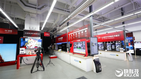 8K+5G+AIoT!夏普展示什么才是真正的未来生活