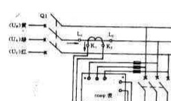 功率因数表实物接线图