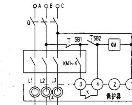 电动机保护器的工作原理及接线实物图