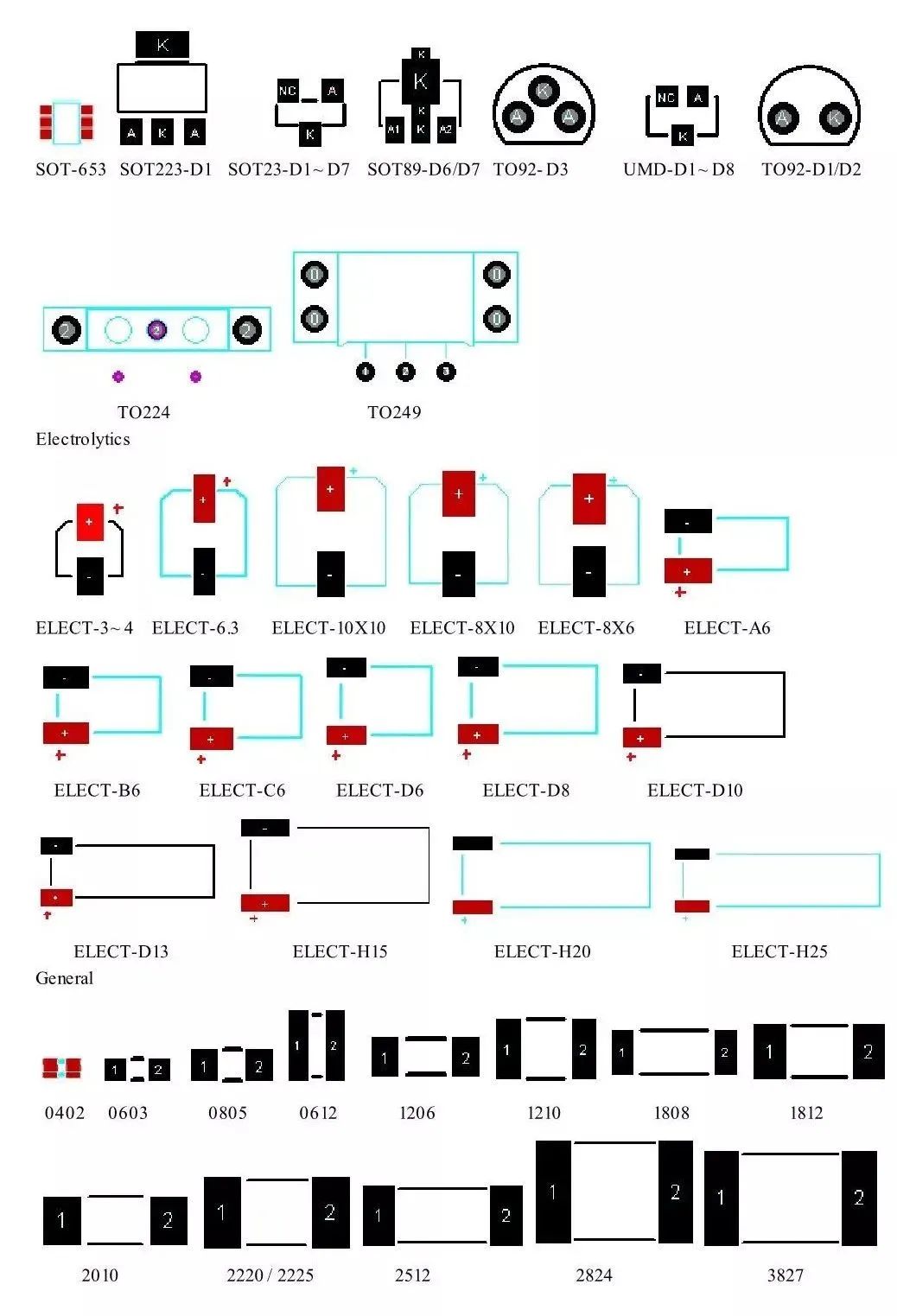 封装图鉴：掌握这17种元器件PCB封装，设计板子就容易多了！插图(16)