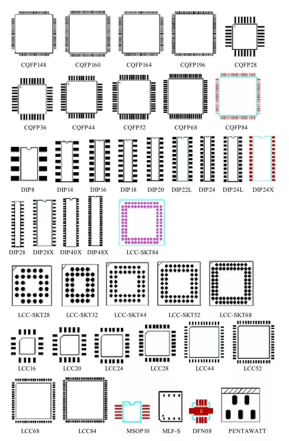 封装图鉴：掌握这17种元器件PCB封装，设计板子就容易多了！插图(37)