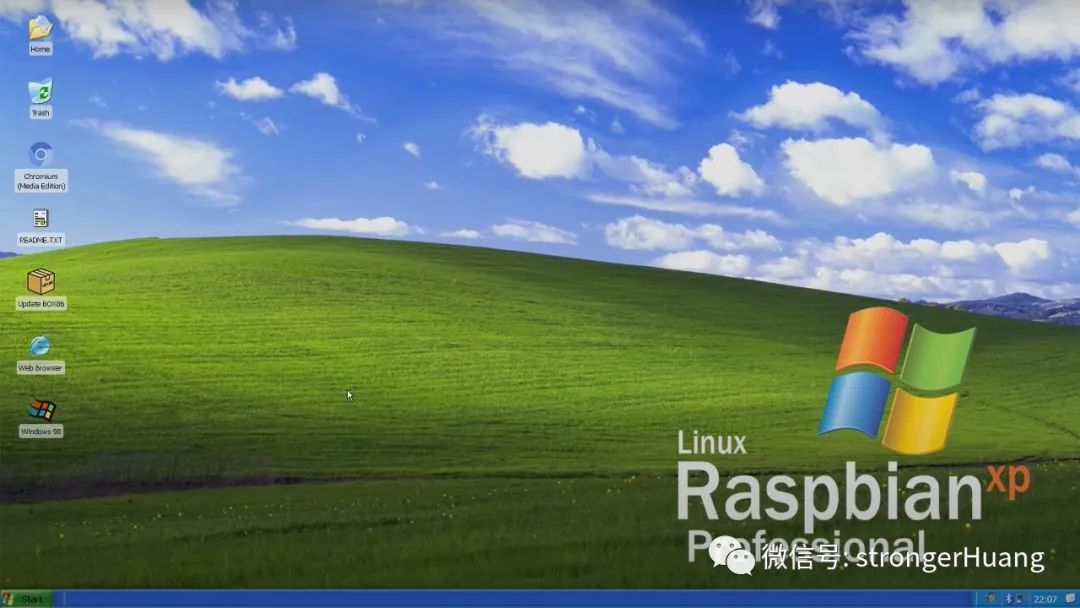 树莓派基于 linux 的 windows xp