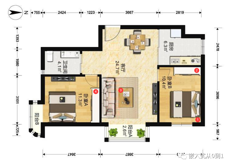 DL-LN3X ZigBee模块上位机网络拓扑软件演示及信号强度测试插图(12)